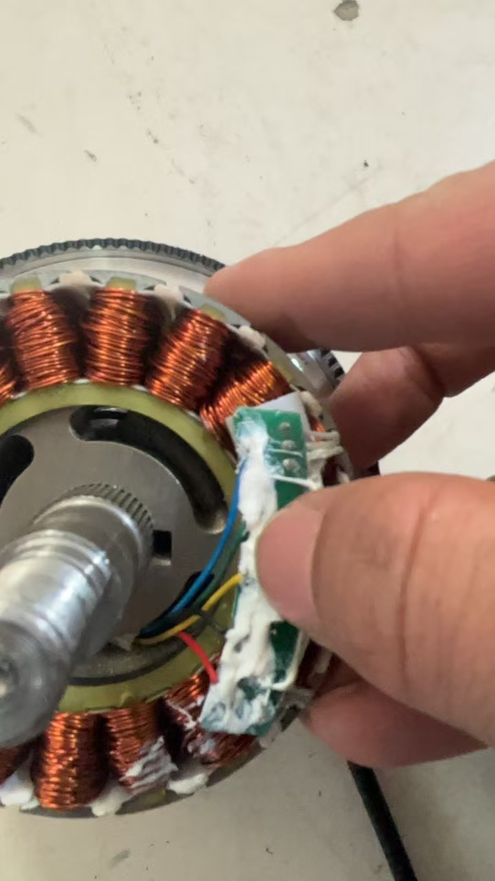 Motor Stator Close-up